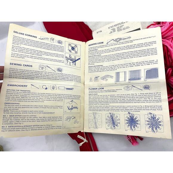 VTG Bulk Lot Needlepoint Craft DIY Supplies Thread Floss Piping - Picture 14 of 16